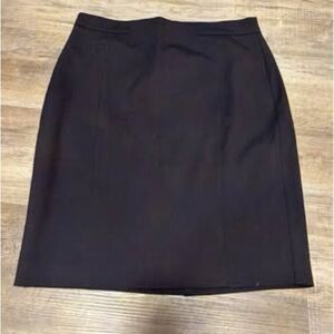 Ann Taylor Classic Black Pencil Skirt